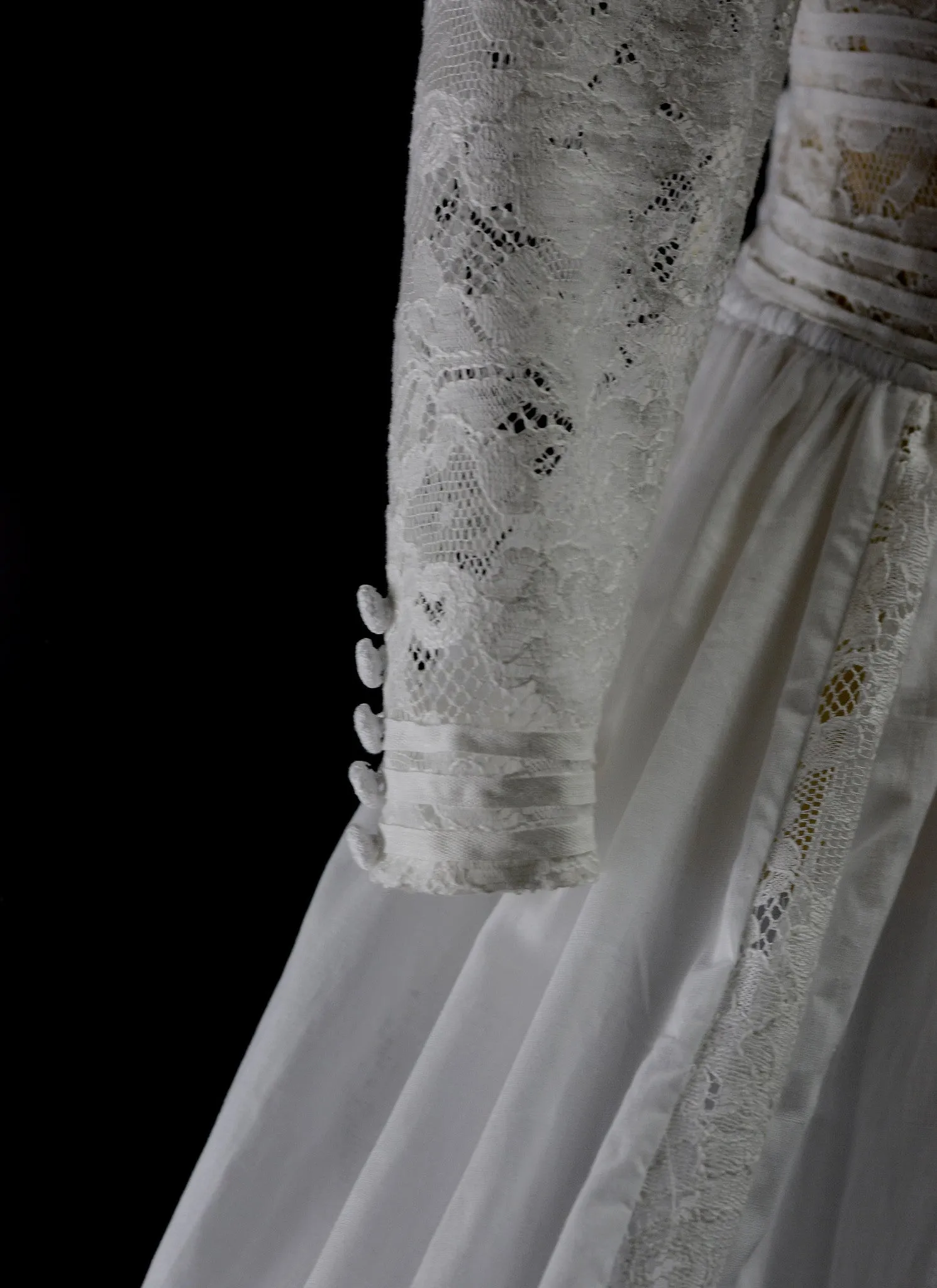 1910 - Edwardian Cotton Lace Maxi Dress (sample)