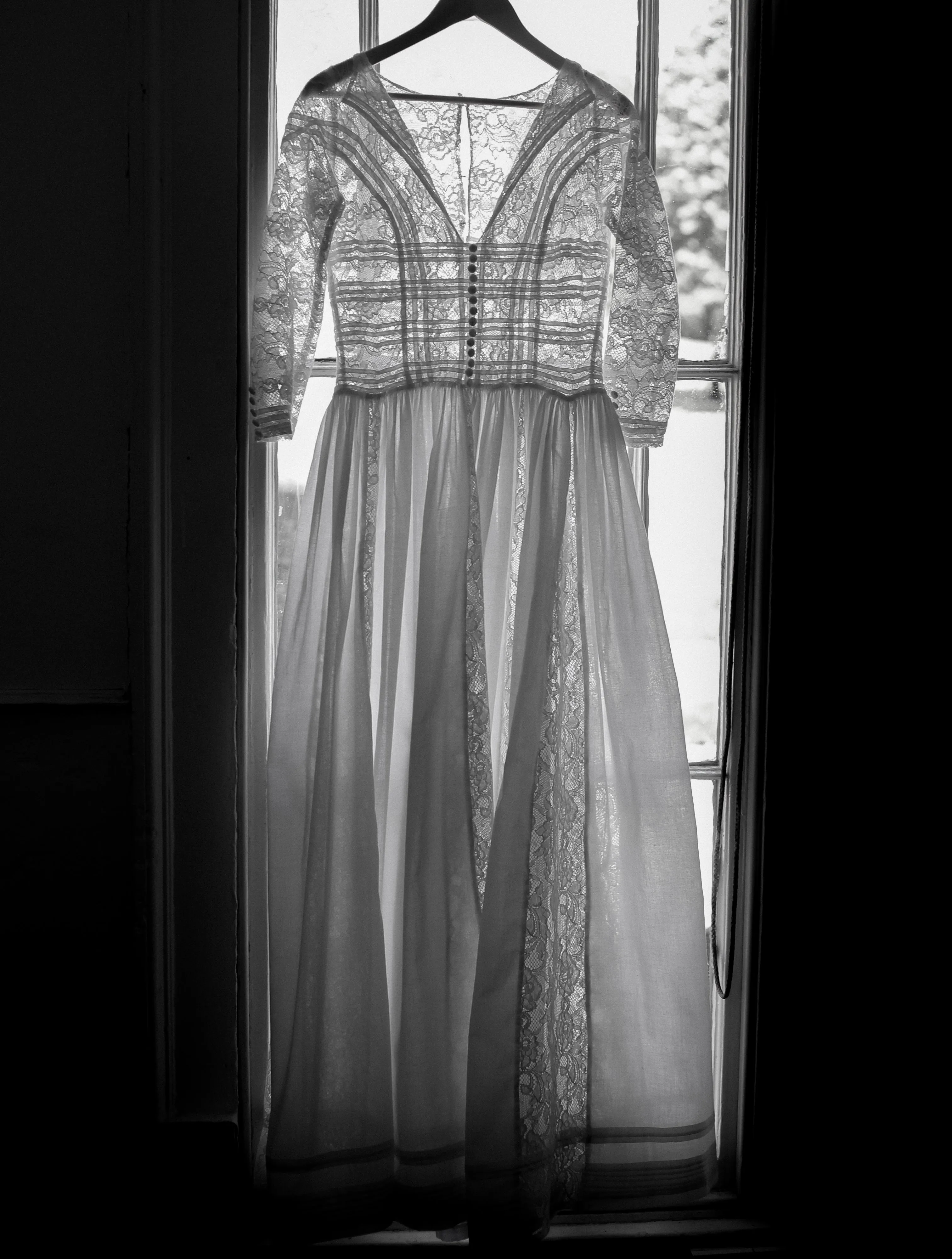 1910 - Edwardian Cotton Lace Maxi Dress (sample)