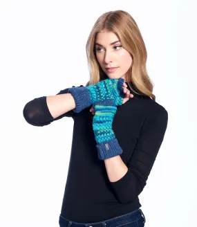 Alpaca Fingerless Gloves- Speckle