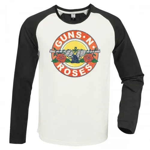 Amplified Unisex Adult Vintage Bullet Guns N Roses Vintage T-Shirt