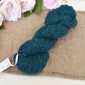 Australian Gotland Hand Spun Yarn in Bottle Green