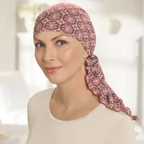 Bella Pink Medallion Scarf