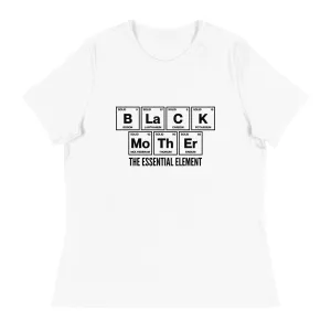 Black Mother The Essential Element Women's Short Sleeve T-Shirt
