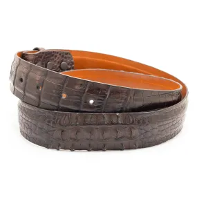 Brown Hornback Alligator Belt Straps