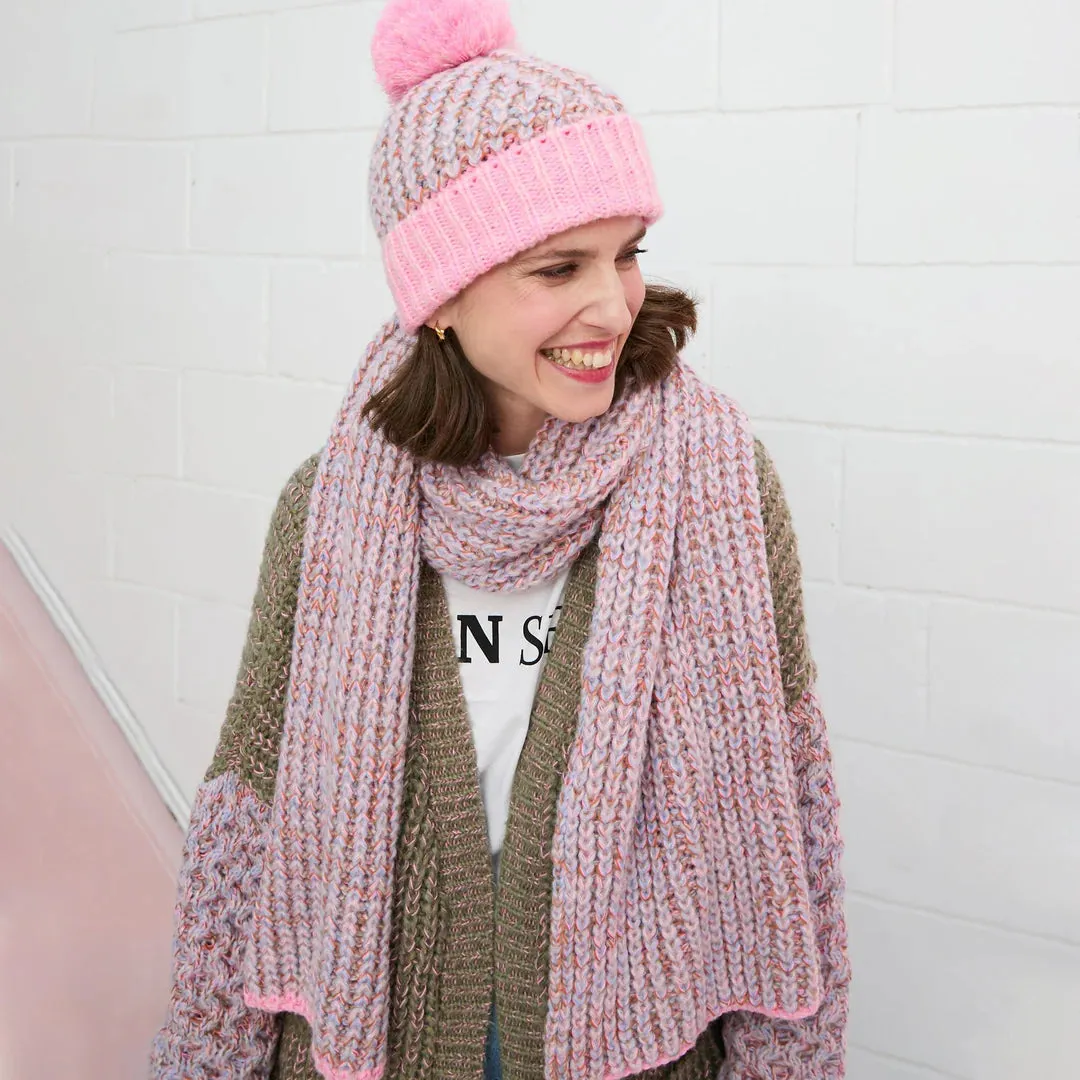 CARA & THE SKY | Florence Scarf | Pink