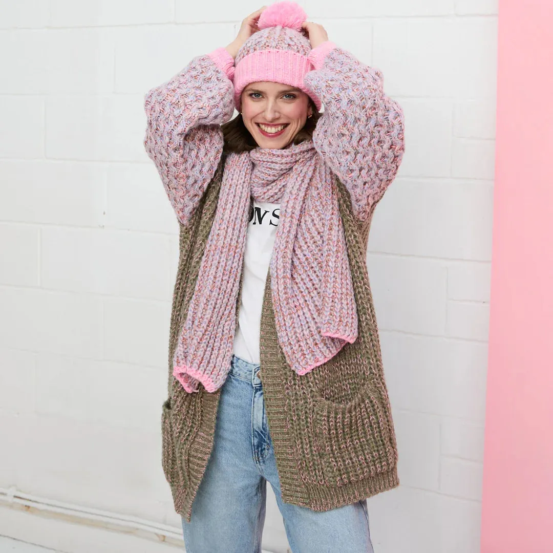 CARA & THE SKY | Florence Scarf | Pink