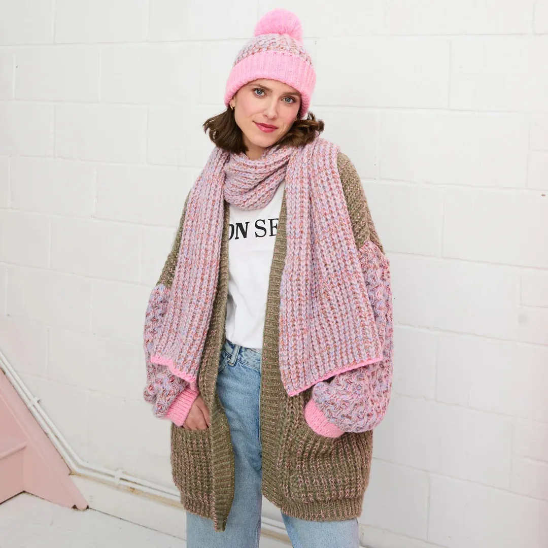 CARA & THE SKY | Florence Scarf | Pink