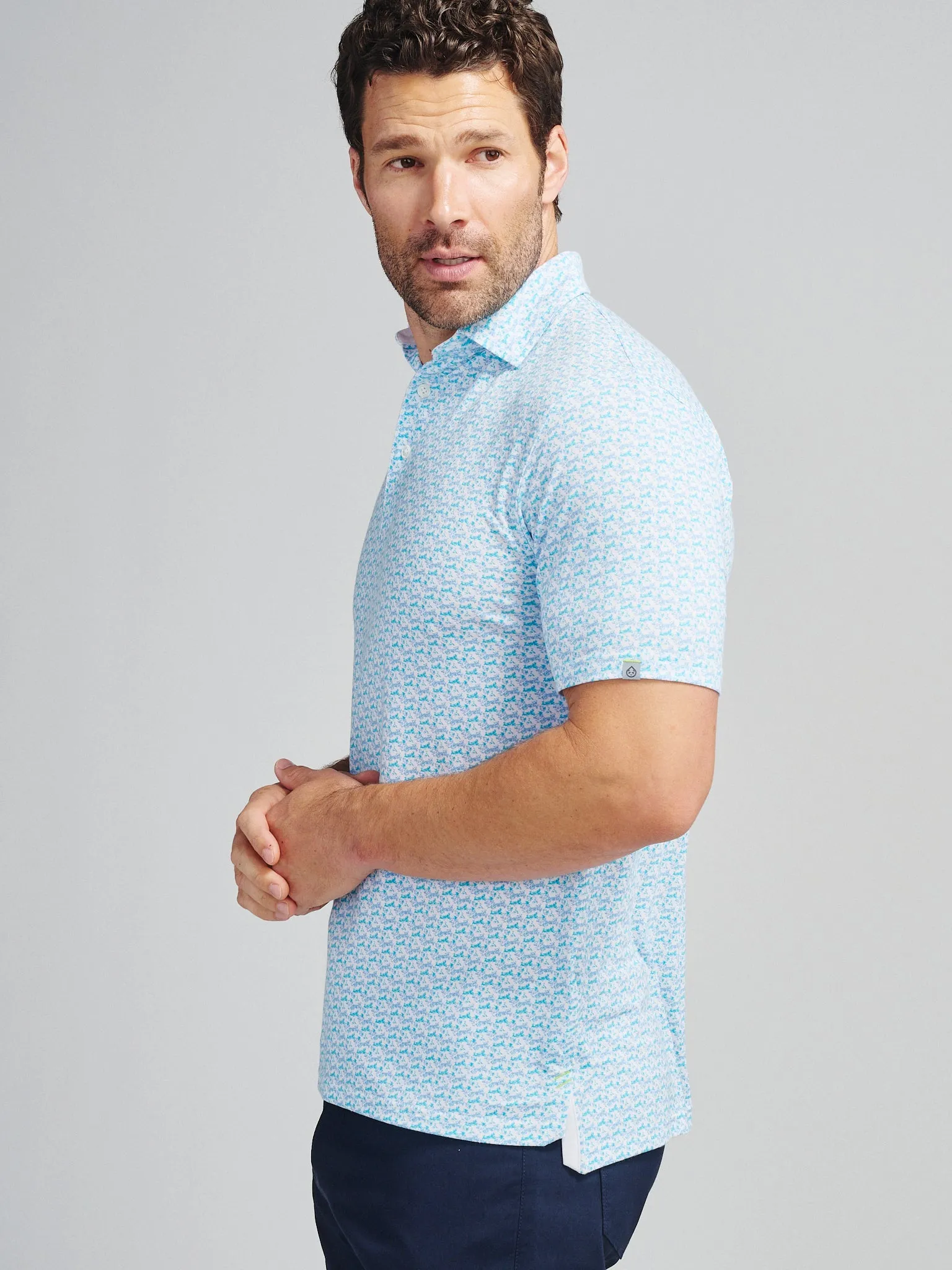 Cloud Lightweight Polo Chalk