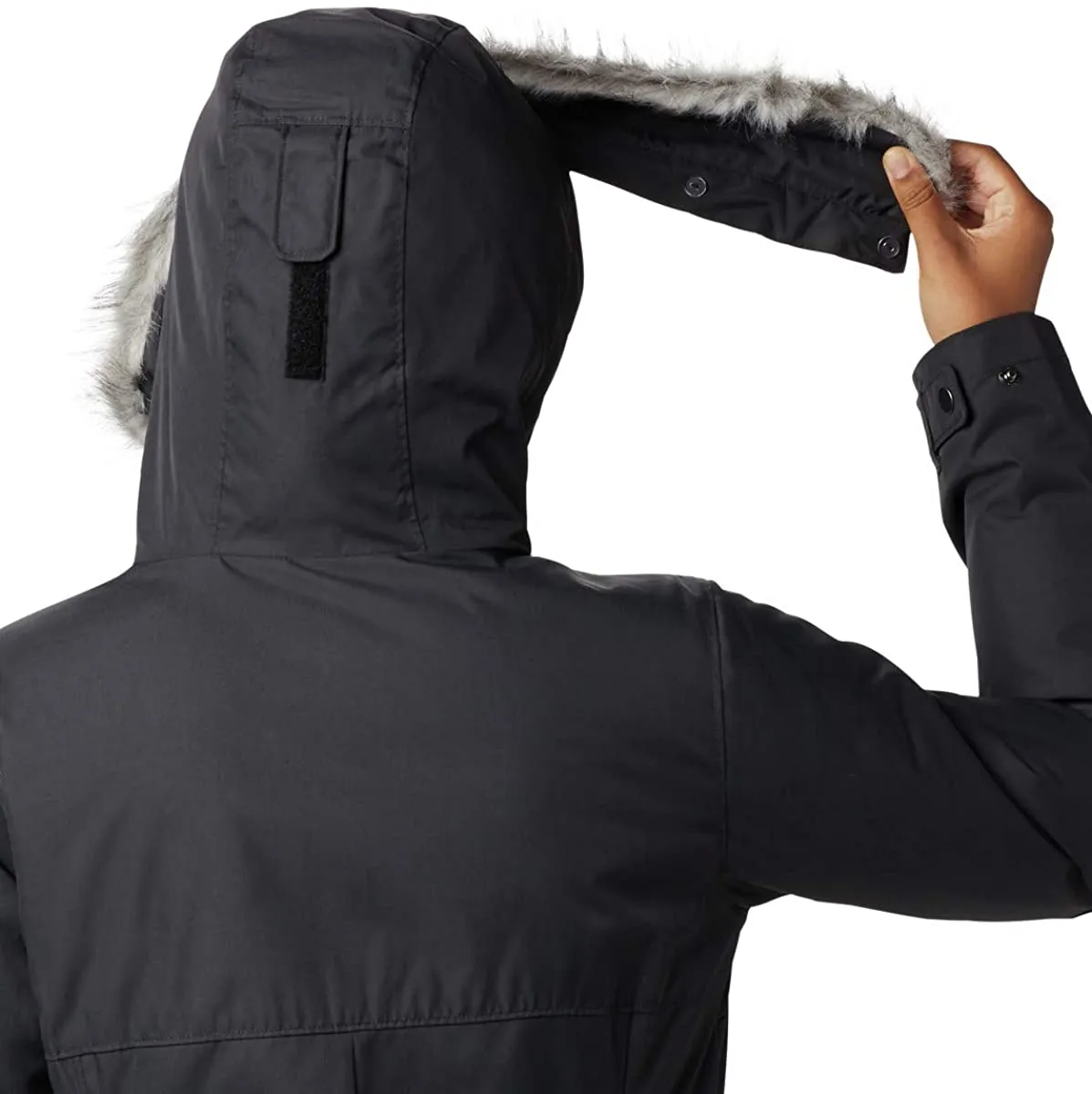 Columbia Women's Suttle Mountain Long Insulated Jacket Size 2X Black