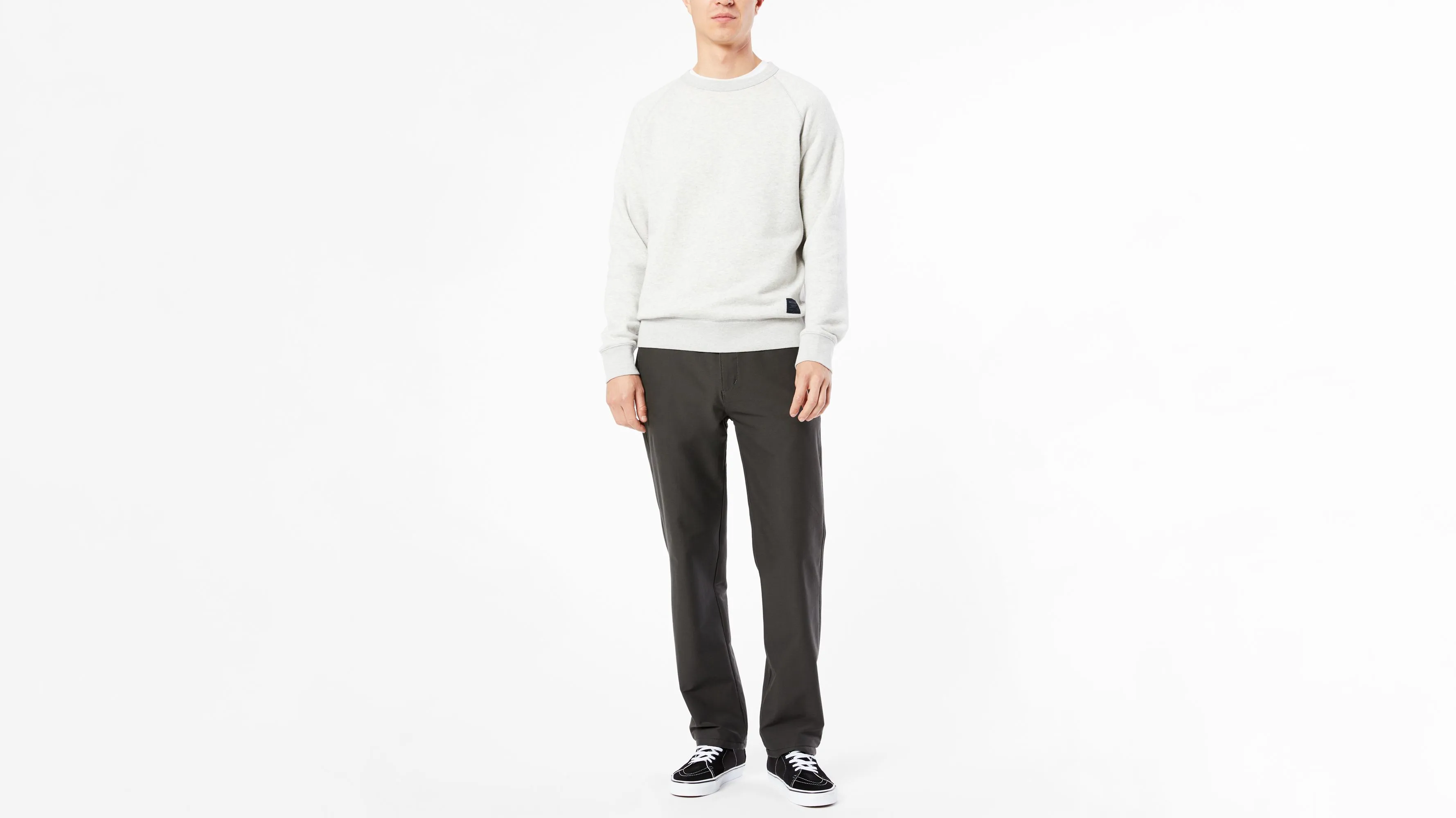 Comfort Knit Chinos, Straight Fit