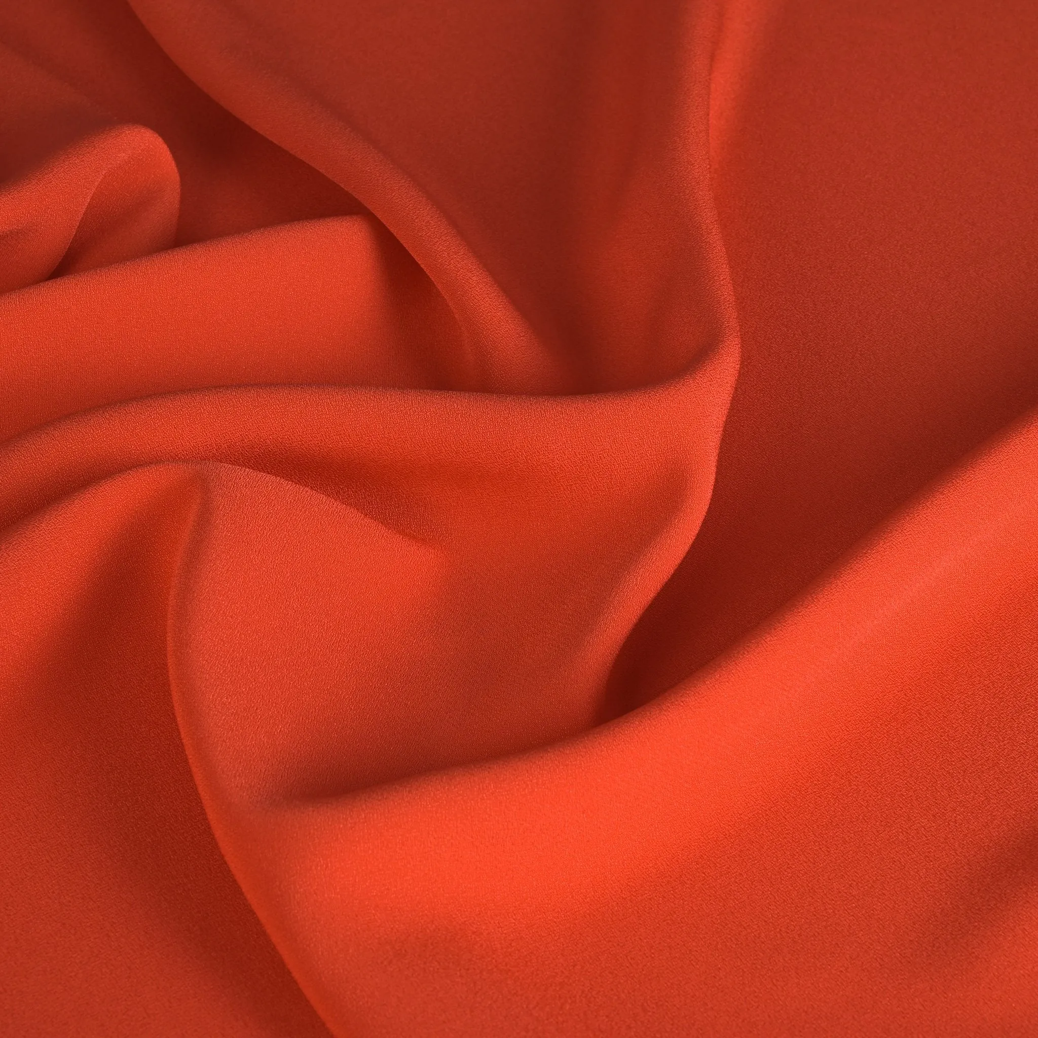 Coral Satin Backed Crepe Fabric 96903
