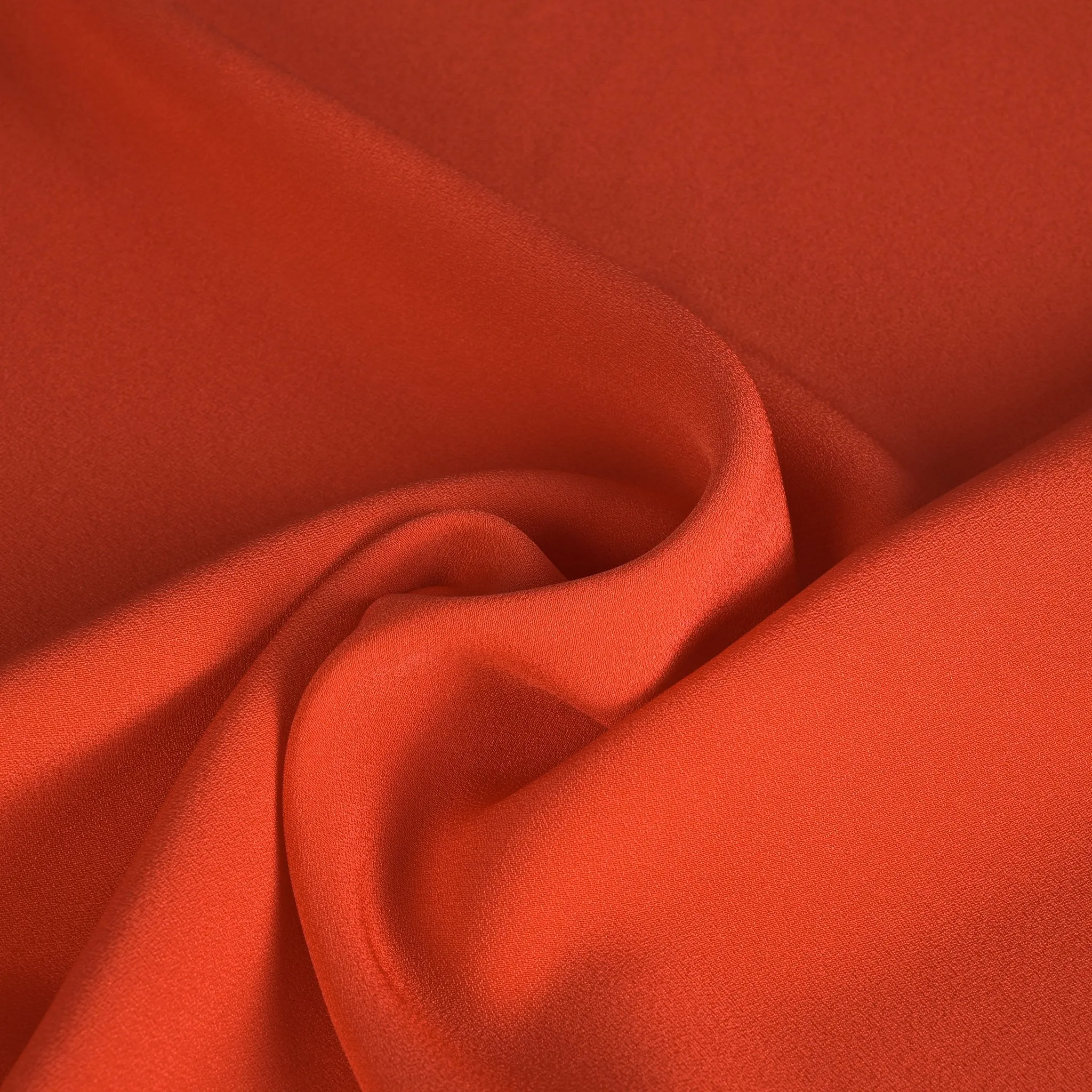Coral Satin Backed Crepe Fabric 96903