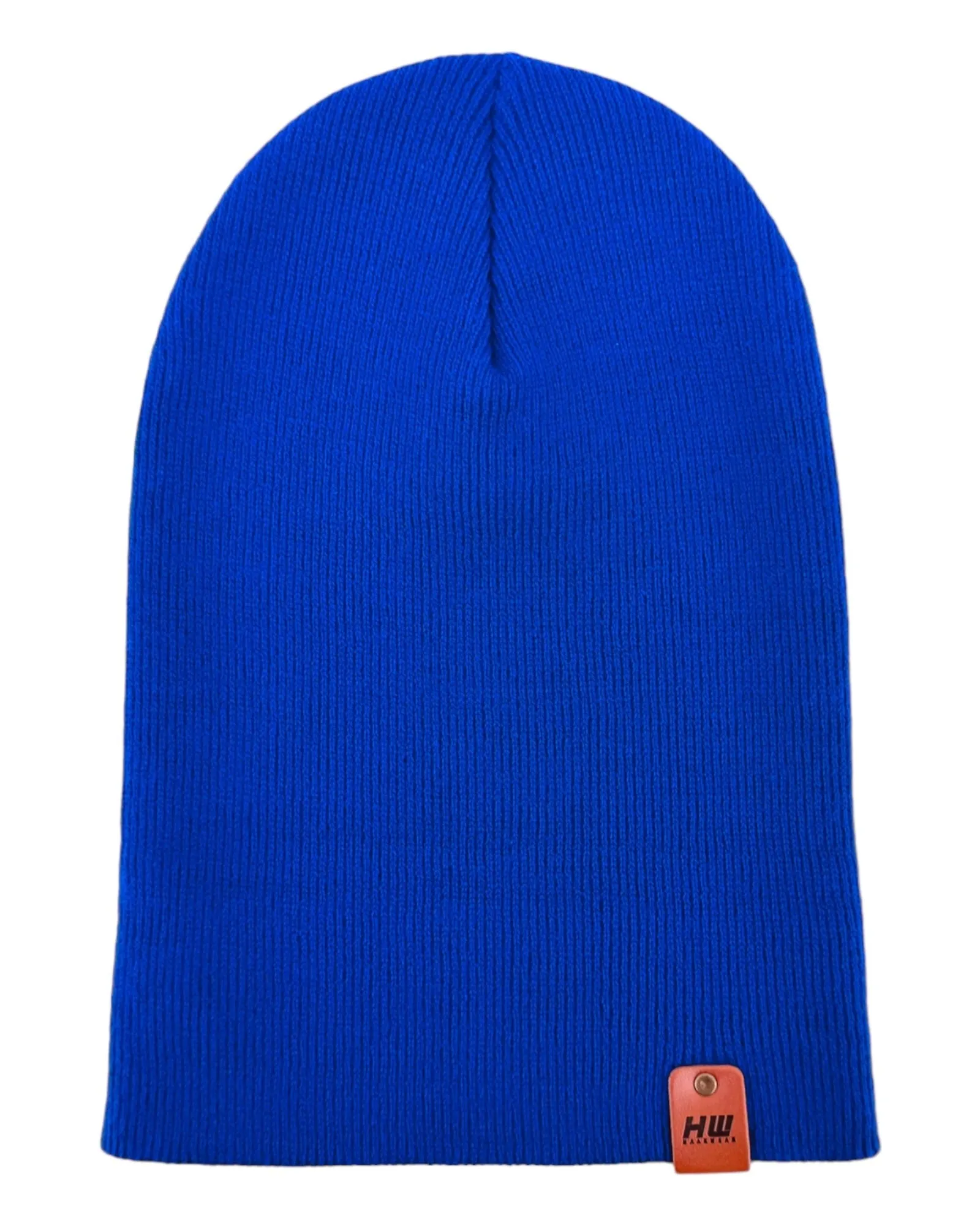 CTD110 HAAKWEAR Knit Cuffed Beanie / Hat - Sapphire Blue, Made in USA