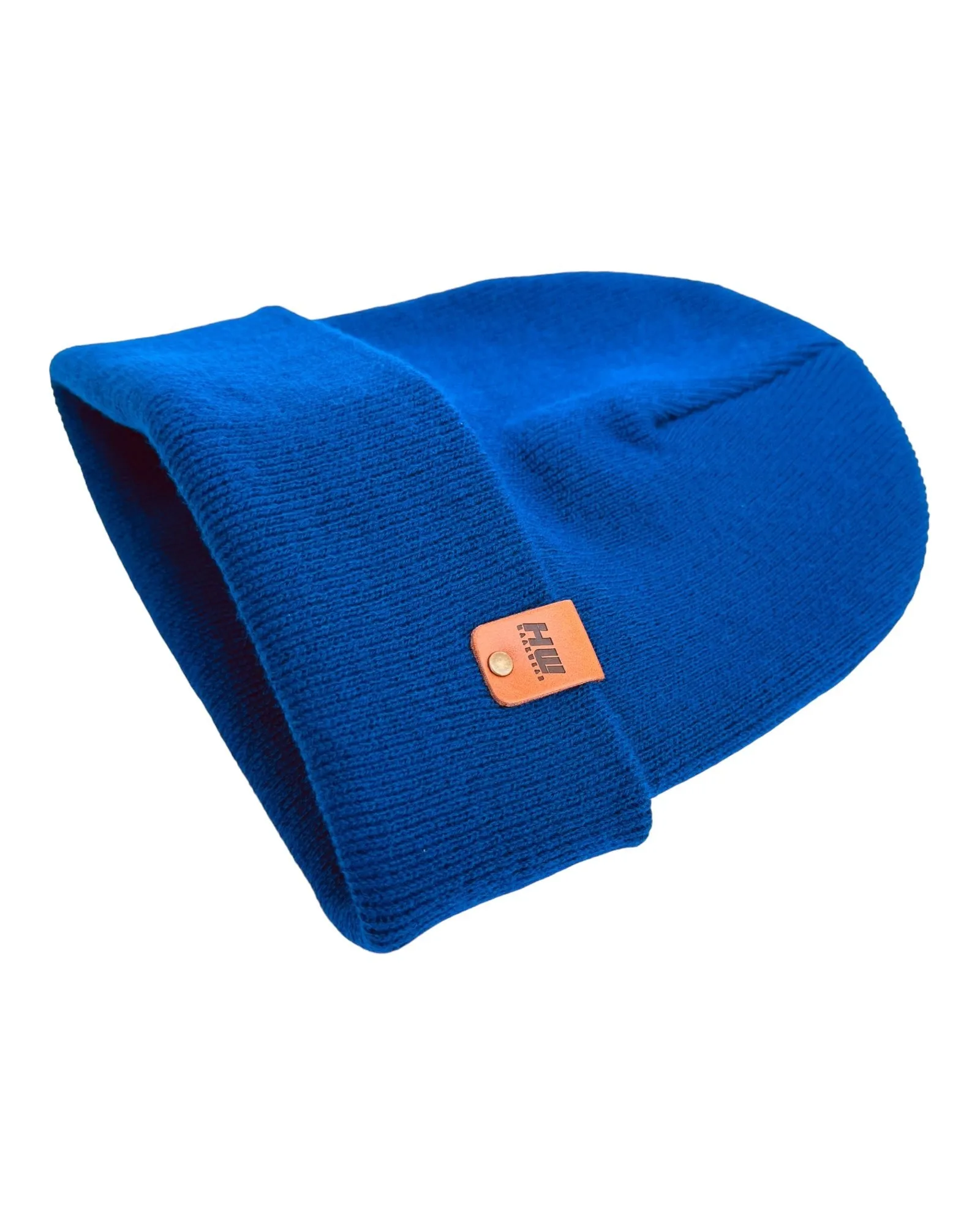 CTD110 HAAKWEAR Knit Cuffed Beanie / Hat - Sapphire Blue, Made in USA