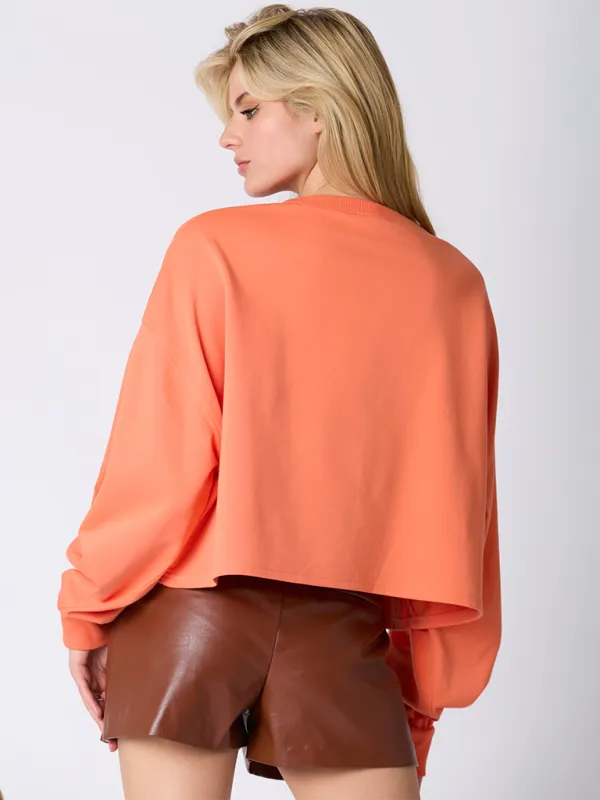 Halloween-Themed Sequin Candy Sweatshirt for Women
