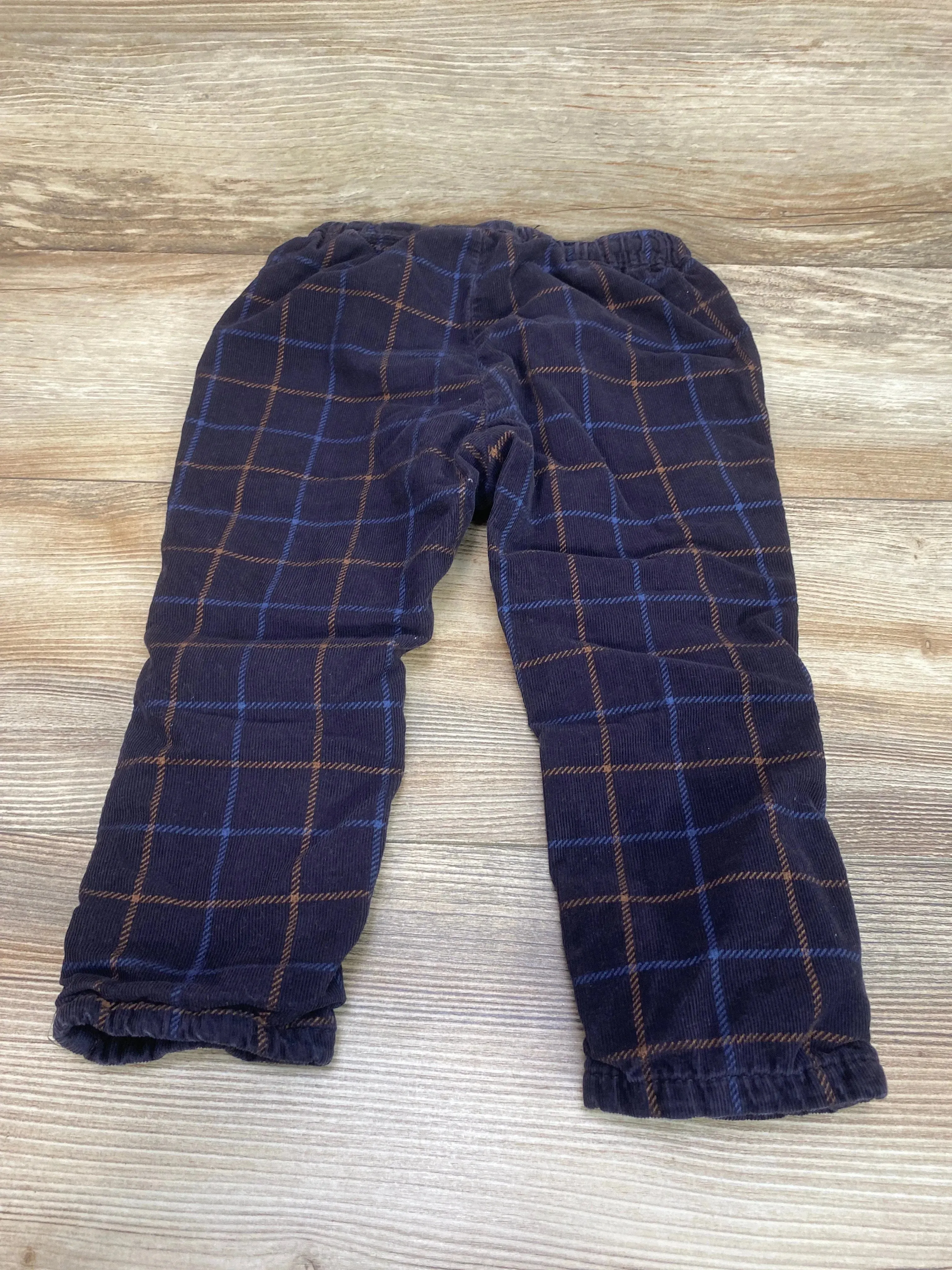 H&M Lined Corduroy Pants Navy sz 2T