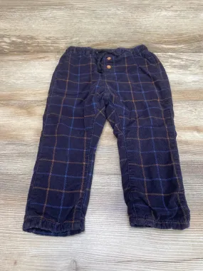H&M Lined Corduroy Pants Navy sz 2T