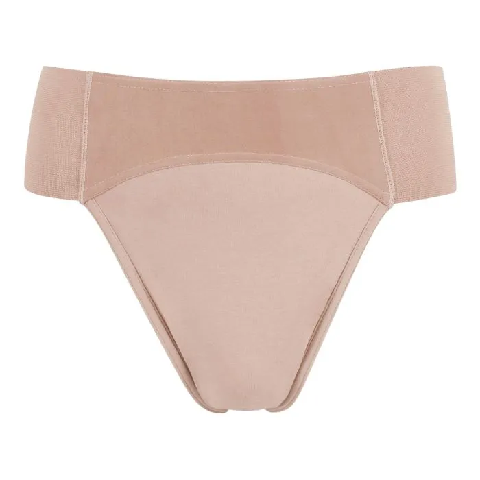 Jacobo -- Men's Thong Dance Belt -- Nude