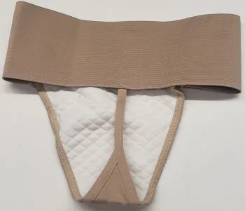 Jacobo -- Men's Thong Dance Belt -- Nude