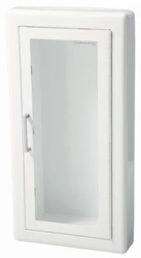 JL Industries 1017-F-10 Ambassador Series - Steel Fire Extinguisher Cabinet - Full Clear Acrylic with Pull Handle