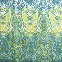 KINROSS CASHMERE - FADED PAISLEY CASHMERE SILK SCARF