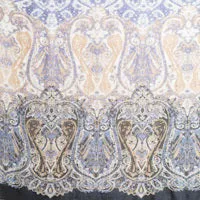 KINROSS CASHMERE - FADED PAISLEY CASHMERE SILK SCARF