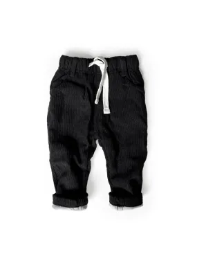 Little Bipsy Corduroy Pants - Black