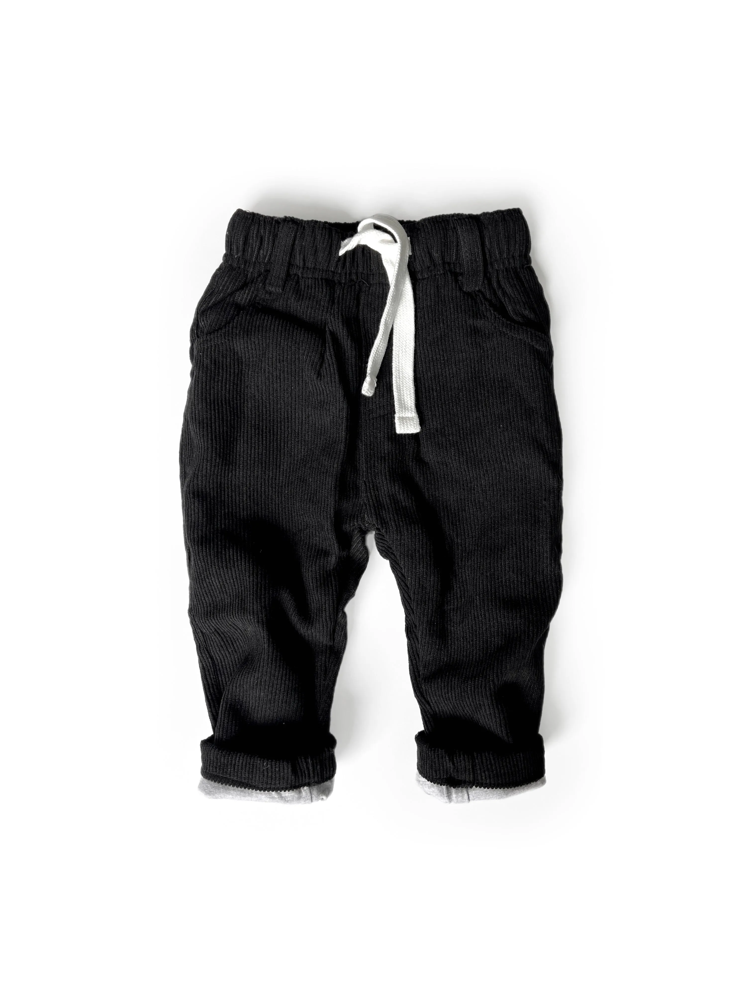 Little Bipsy Corduroy Pants - Black