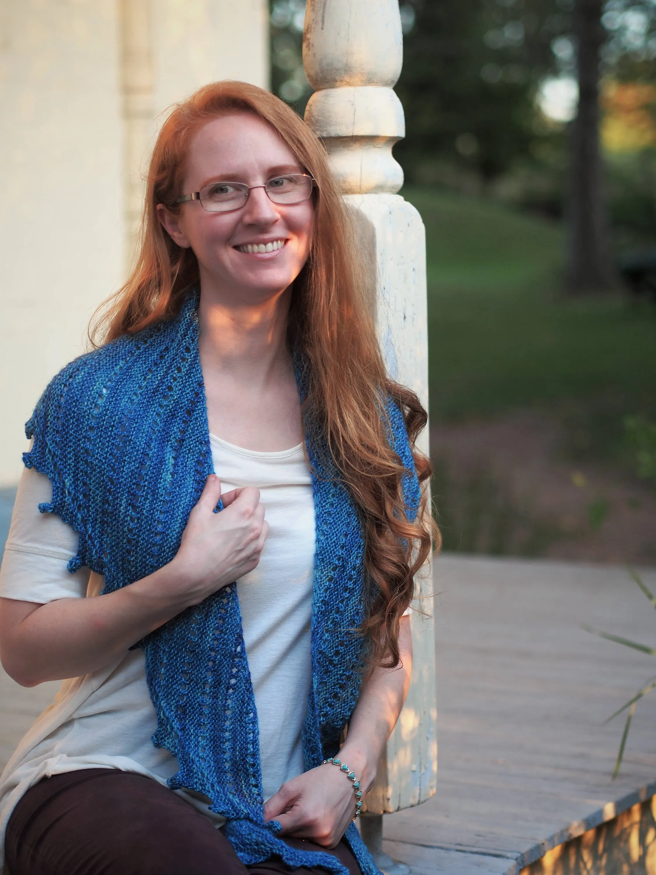 Mermaid Tail Scarf Knitting Pattern Fingering Weight