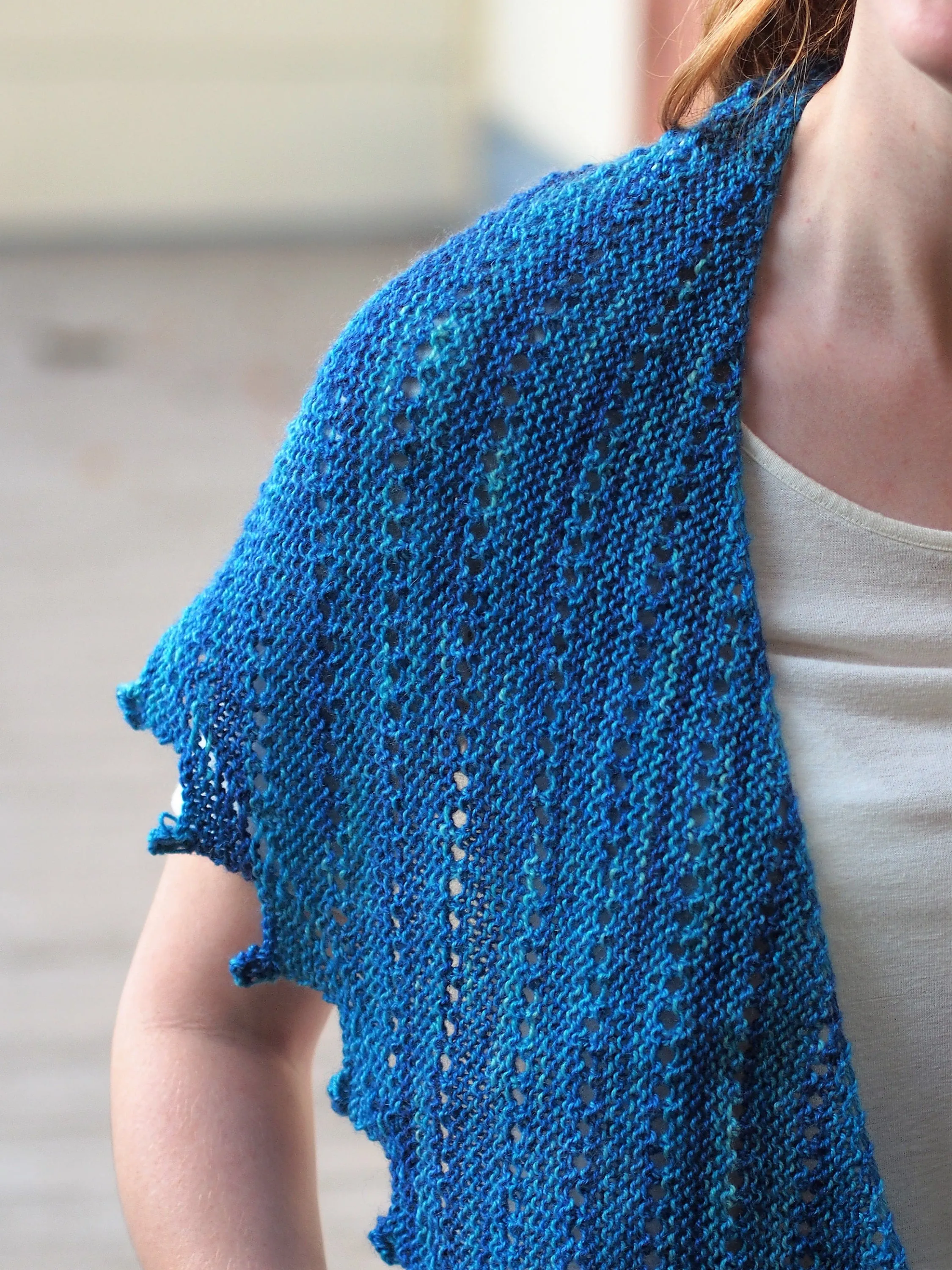 Mermaid Tail Scarf Knitting Pattern Fingering Weight