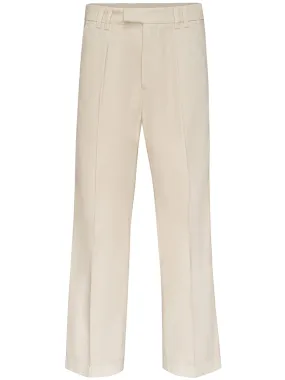 Mid Waist Cotton Pants