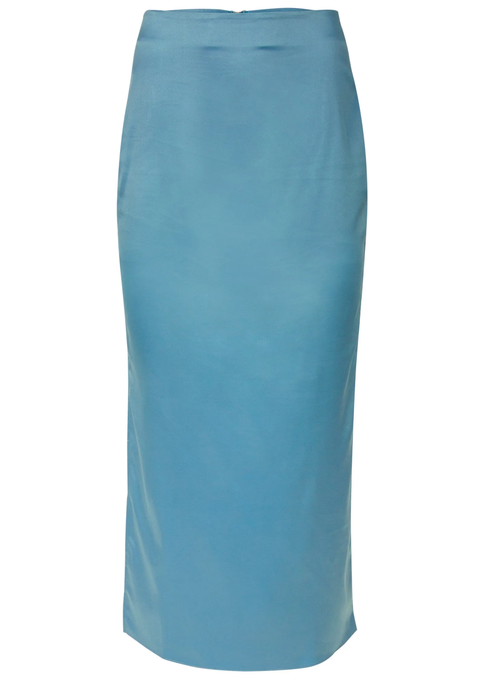 Midi Slip Skirt - Blue