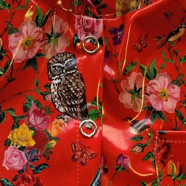 Minikane & Nathalie Lété Baby Doll Coated Cotton Raincoat - “Le Royaume des Oiseaux”