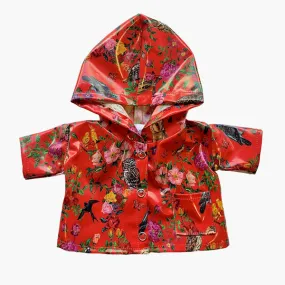 Minikane & Nathalie Lété Baby Doll Coated Cotton Raincoat - “Le Royaume des Oiseaux”
