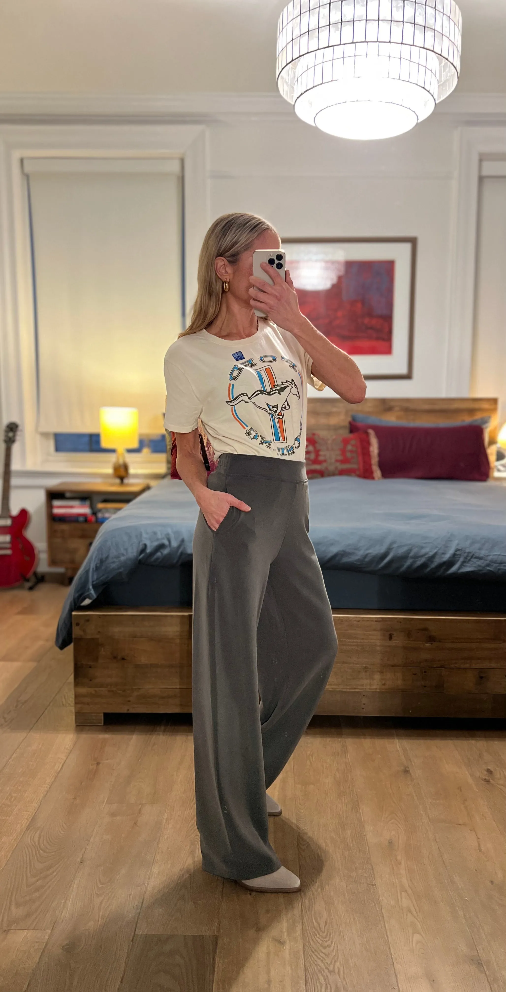 Modal Wide Leg Pants - Dark Ivy