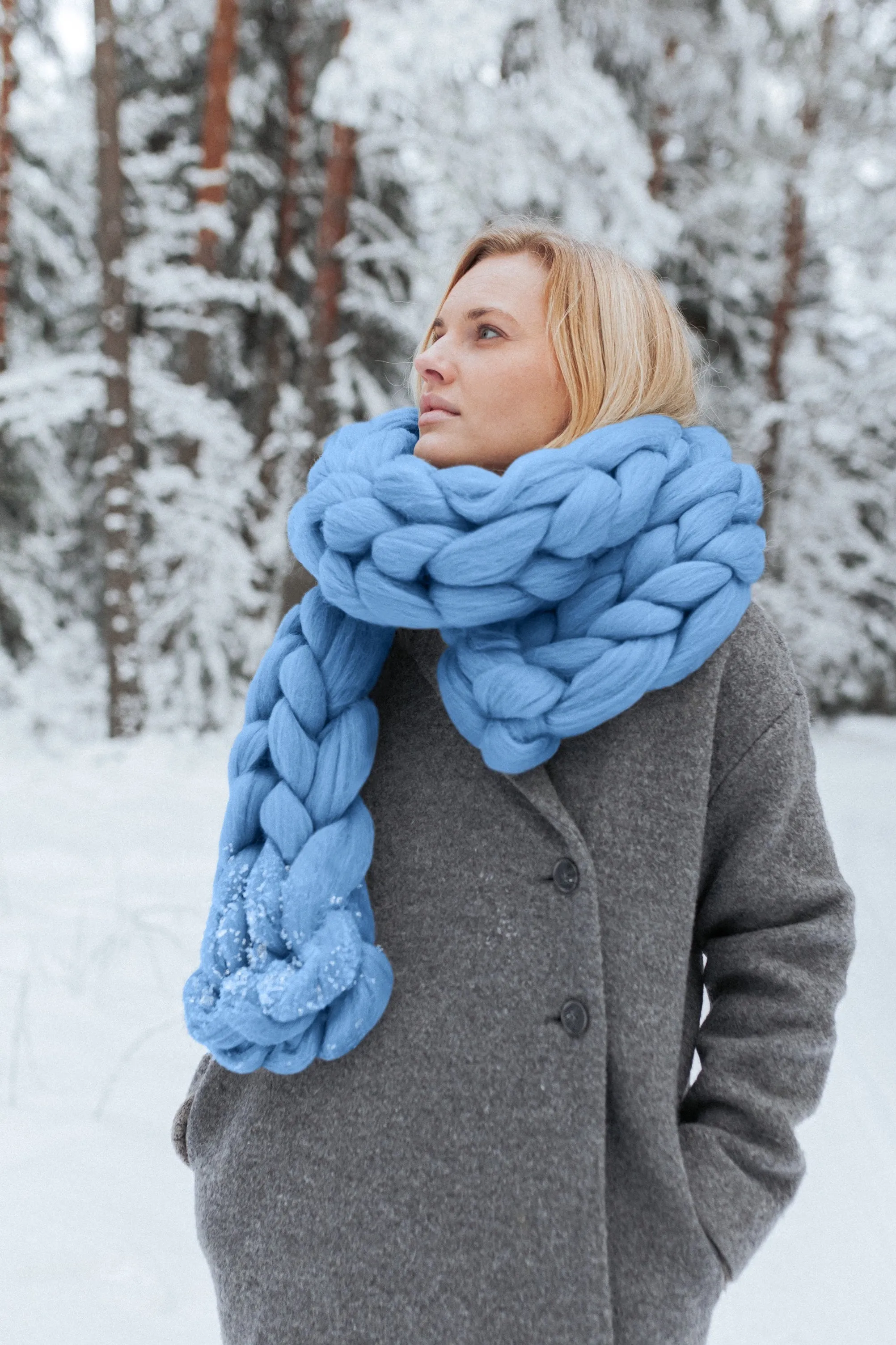 Oversized scarf