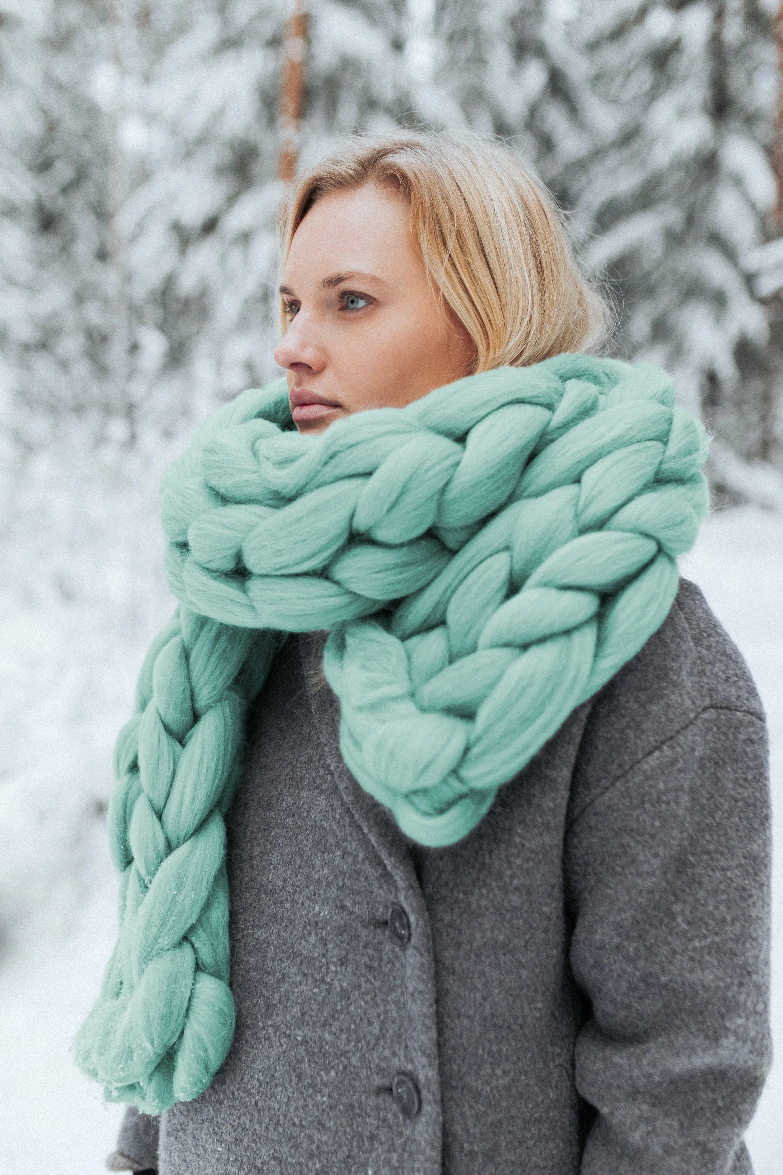 Oversized scarf