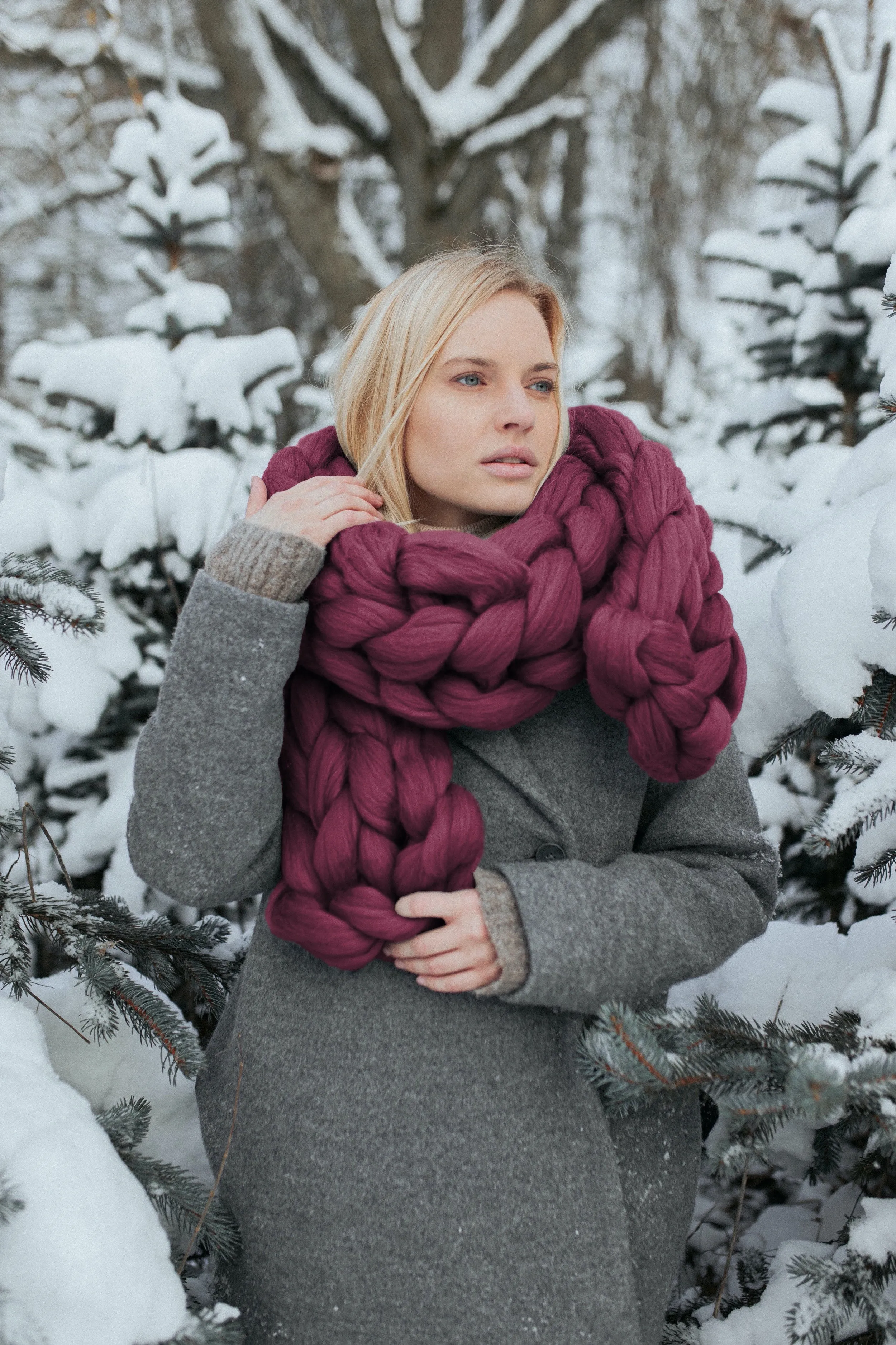 Oversized scarf