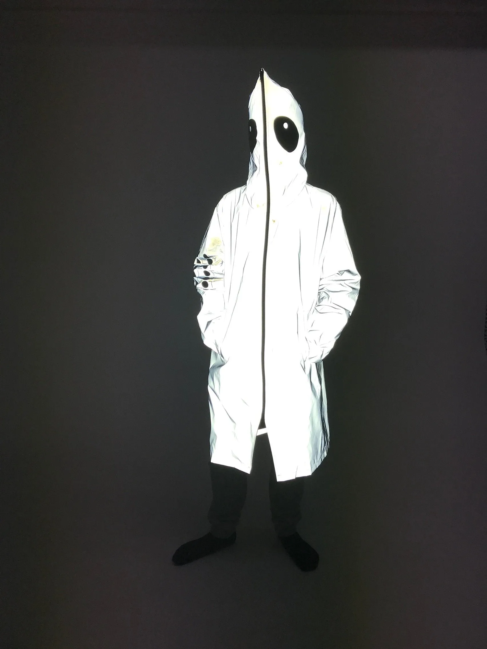 Panda reflex raincoat