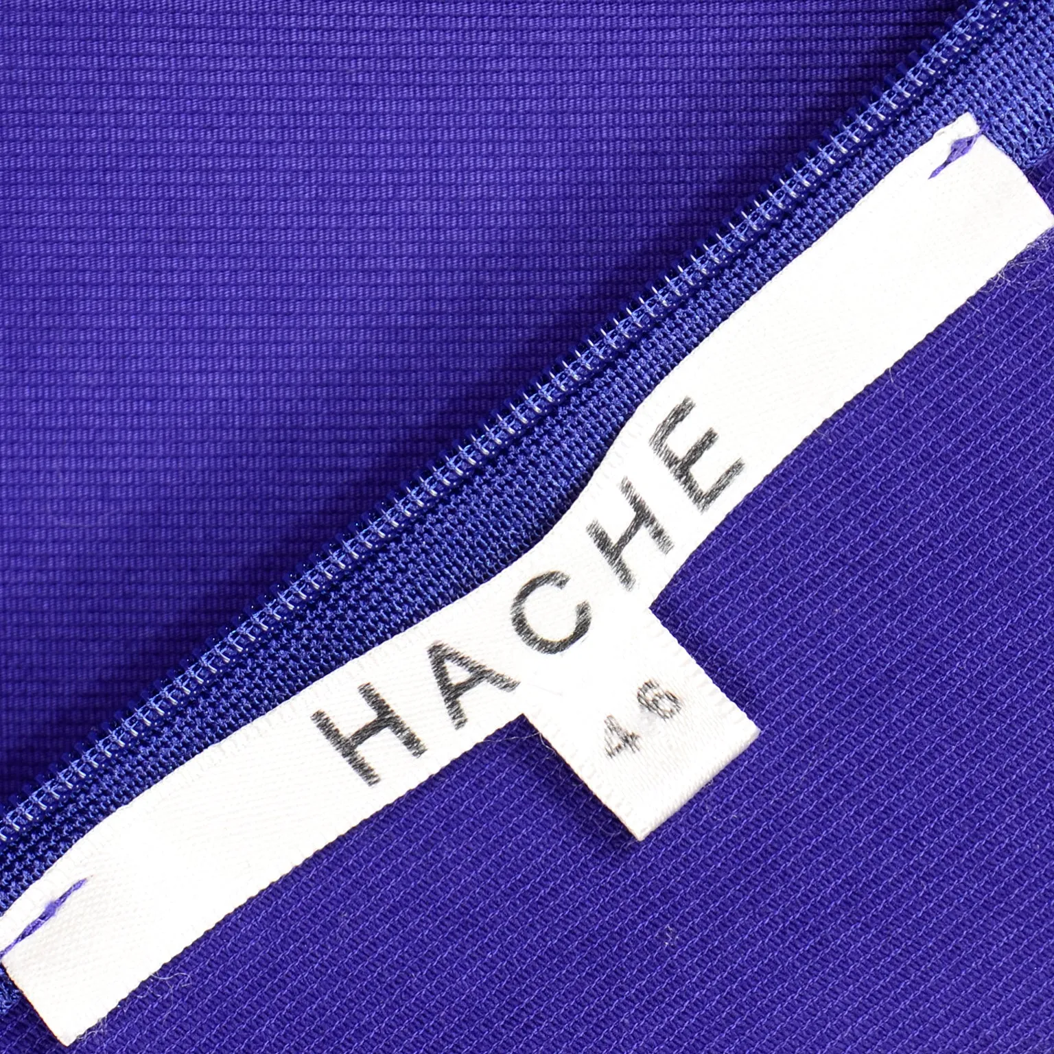 Purple Cotton Sleeveless Origami Balloon Dress by Hache