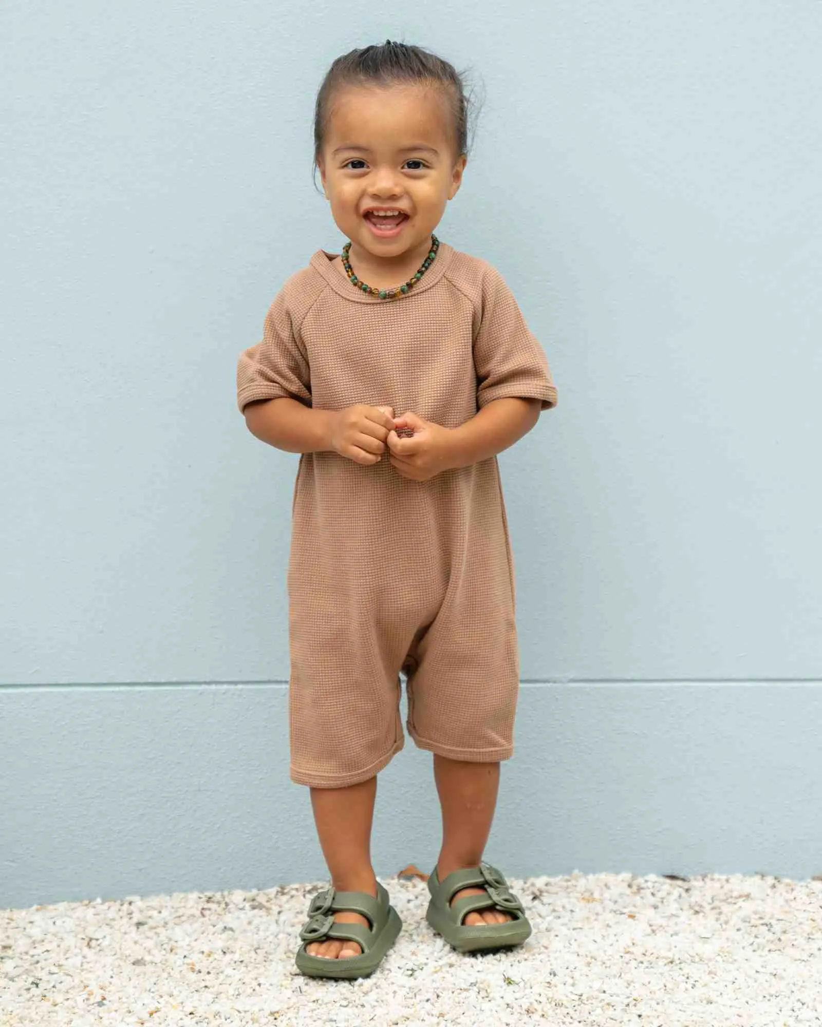 Quinn Romper - Beige