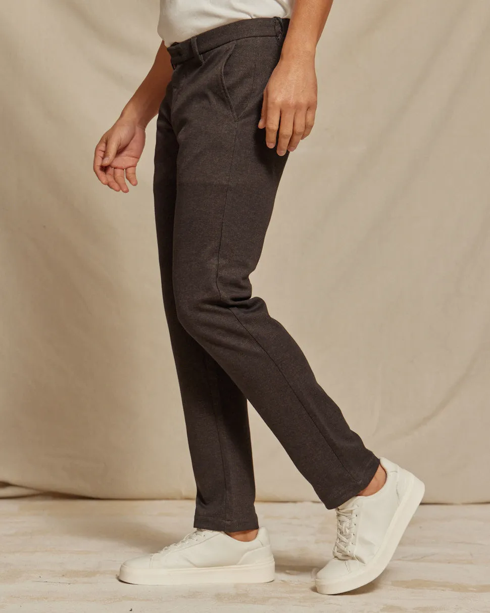 R51 Pant - Brushed Stretch Chino - Dark Chocolate