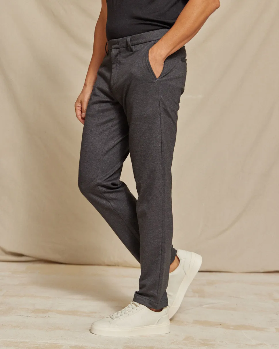 R51 Pant - Brushed Stretch Chino - Deep Charcoal