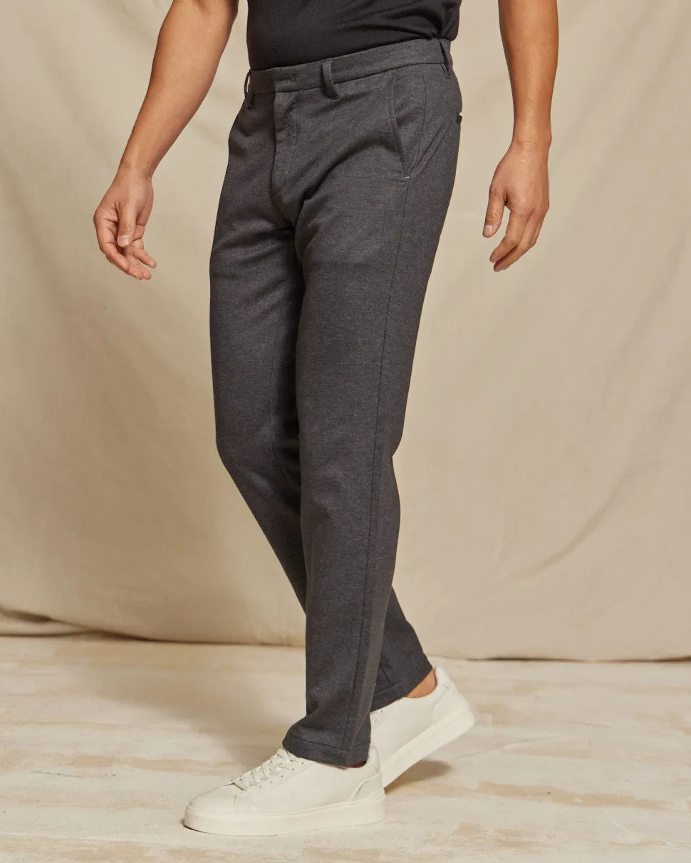 R51 Pant - Brushed Stretch Chino - Deep Charcoal