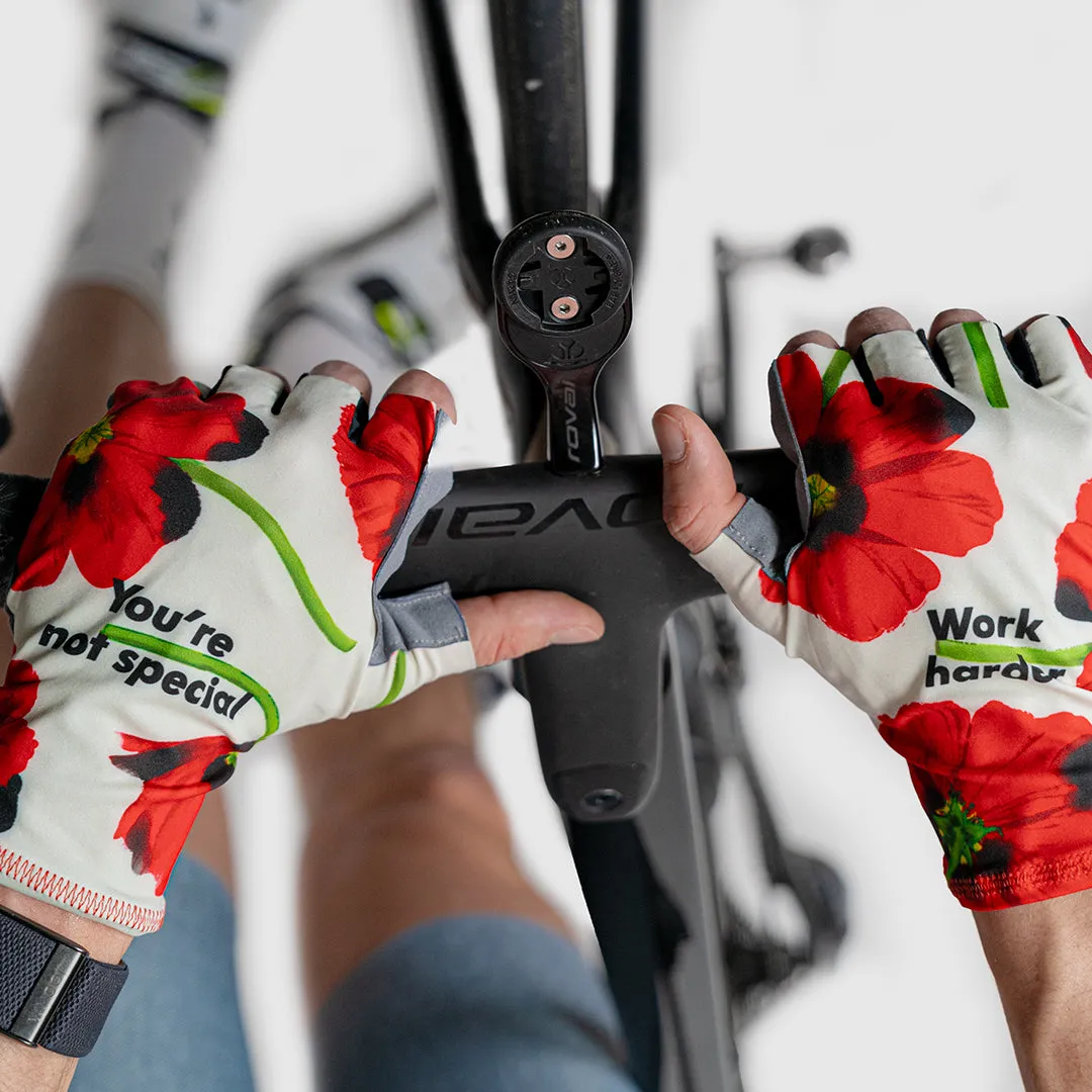 Red Poppies Aero Gloves
