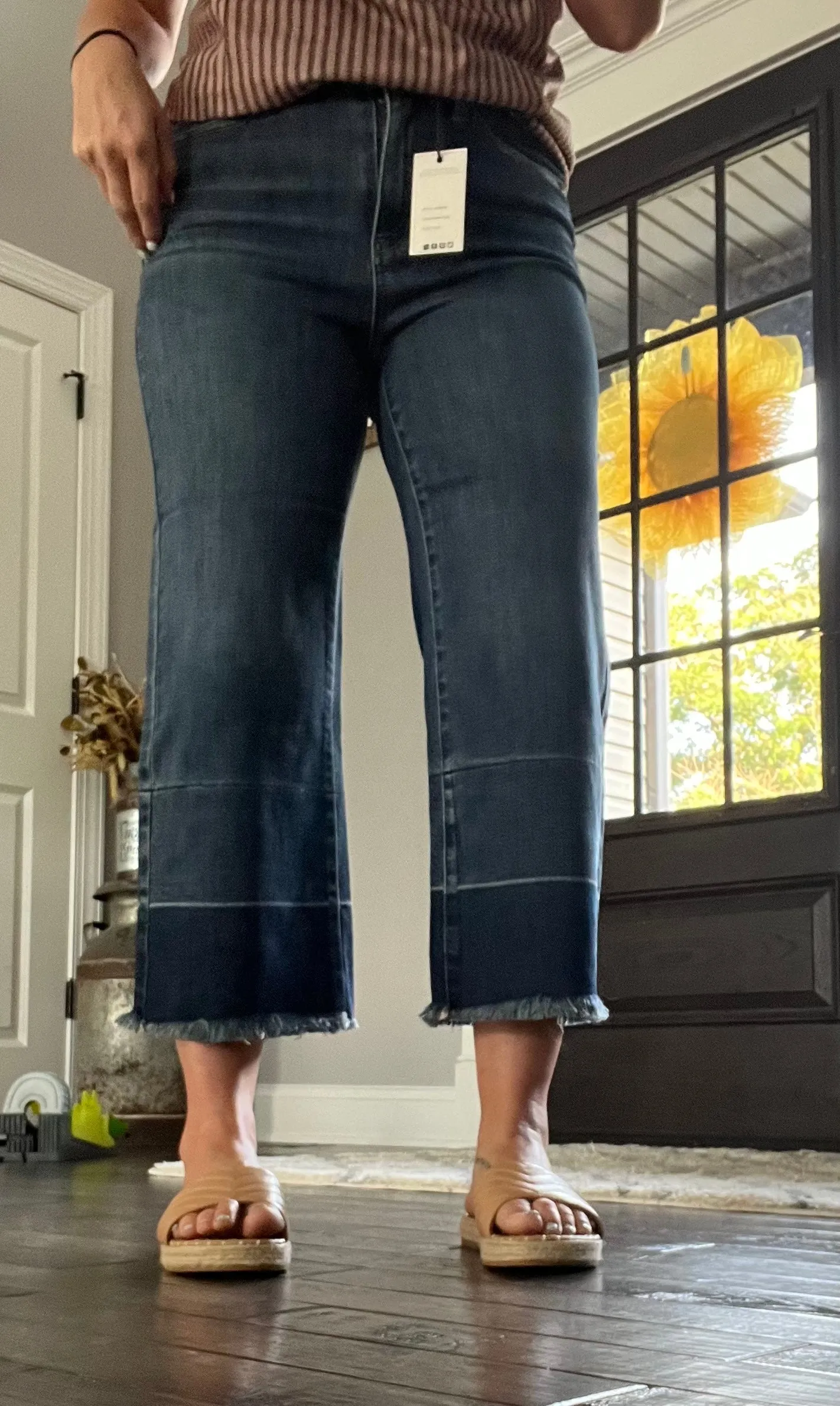Released hem crop