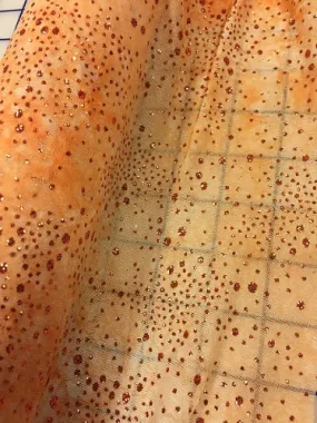 Sparkle Stretch - Peach 60-inches Wide