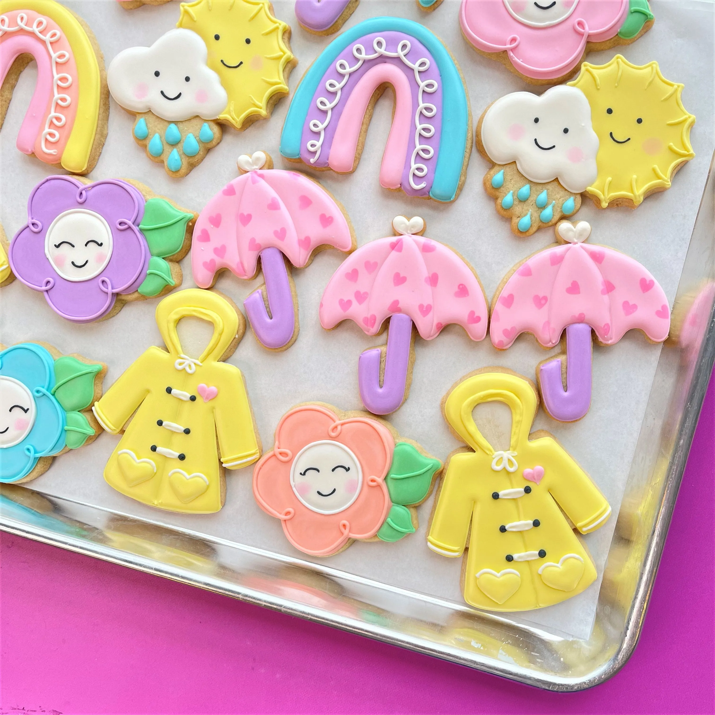 Spring Showers to Flowers Cookie Decorating Class Recording with Optional Kit