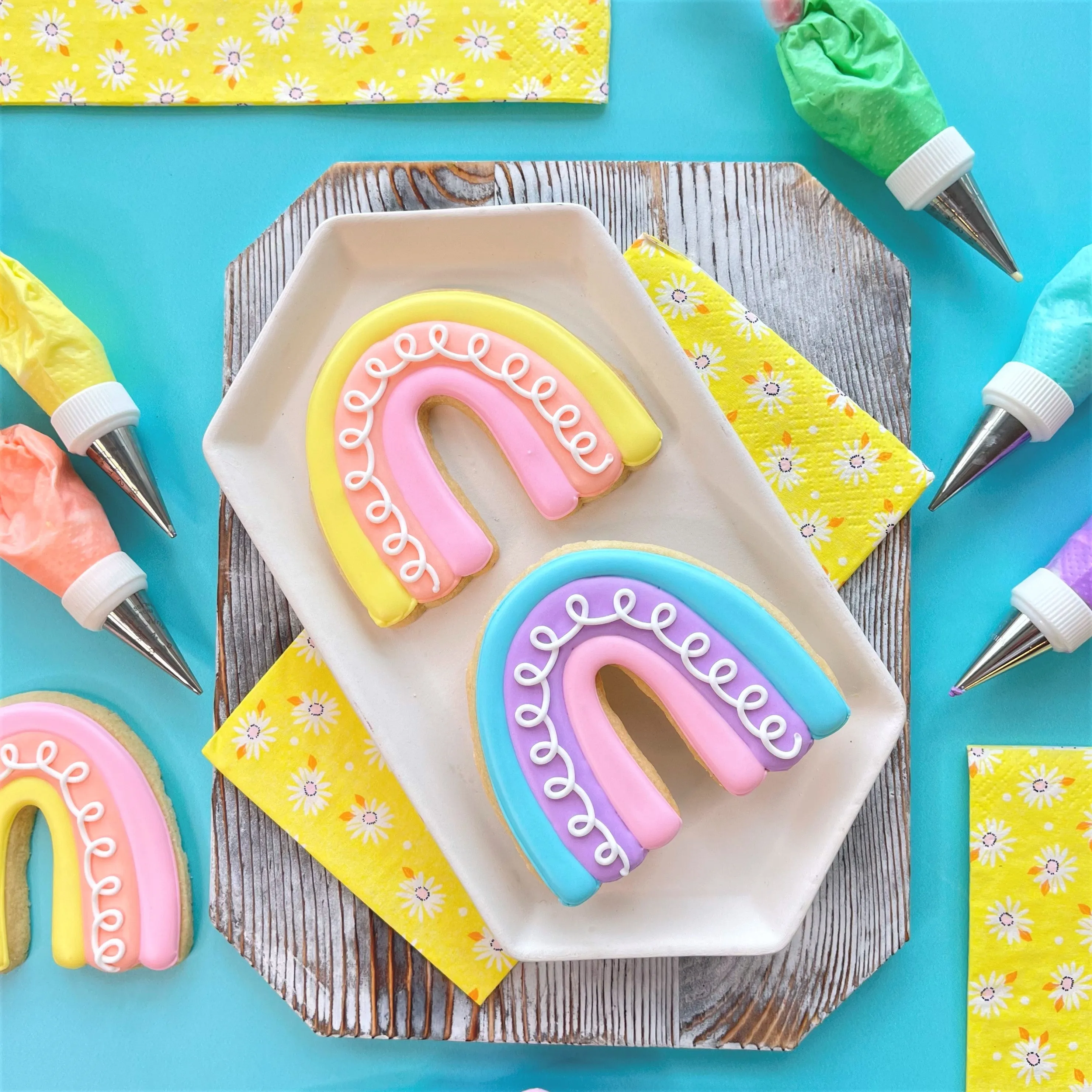 Spring Showers to Flowers Cookie Decorating Class Recording with Optional Kit