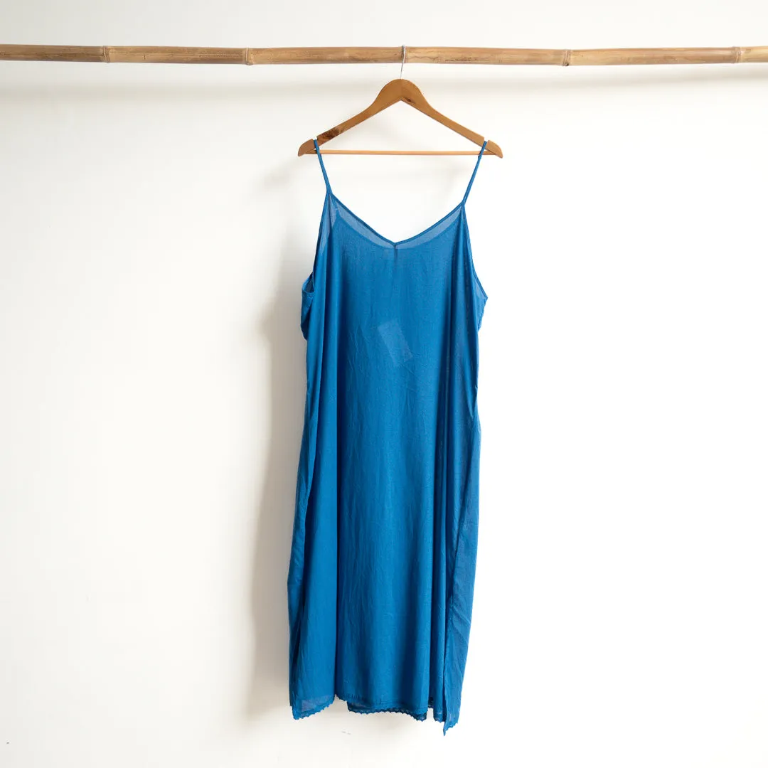 Under Dress - Full Cotton Petticoat Slip - Below-the-Knee